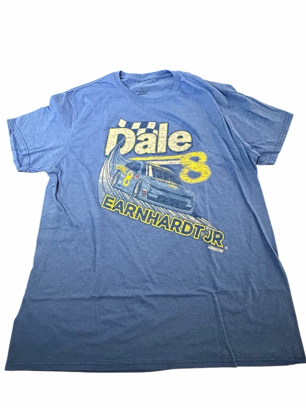 NASCAR Dale Earnhardt Jr T Shirt Blue - Size Medium